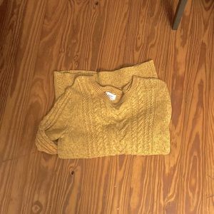 Old Navy Mustard Yellow Sweater